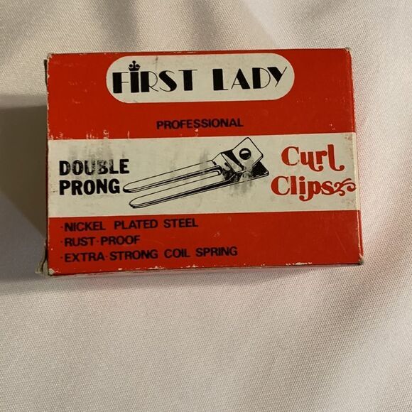 First lady double prong curl clips - Picture 2 of 4